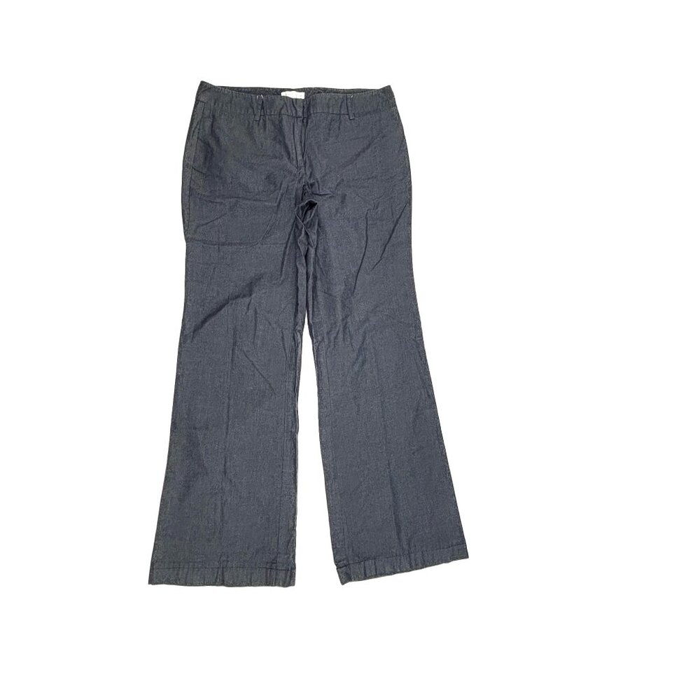 New York & Company Bootcut Trouser Women's size 6 Tall Dark Wash Blue Denim jean